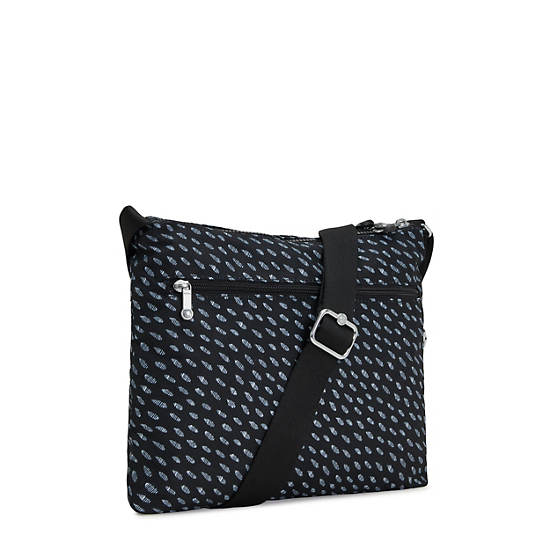 Kipling Alvar Printed Crossbody Táska Fekete Fehér | HU 1070ZU